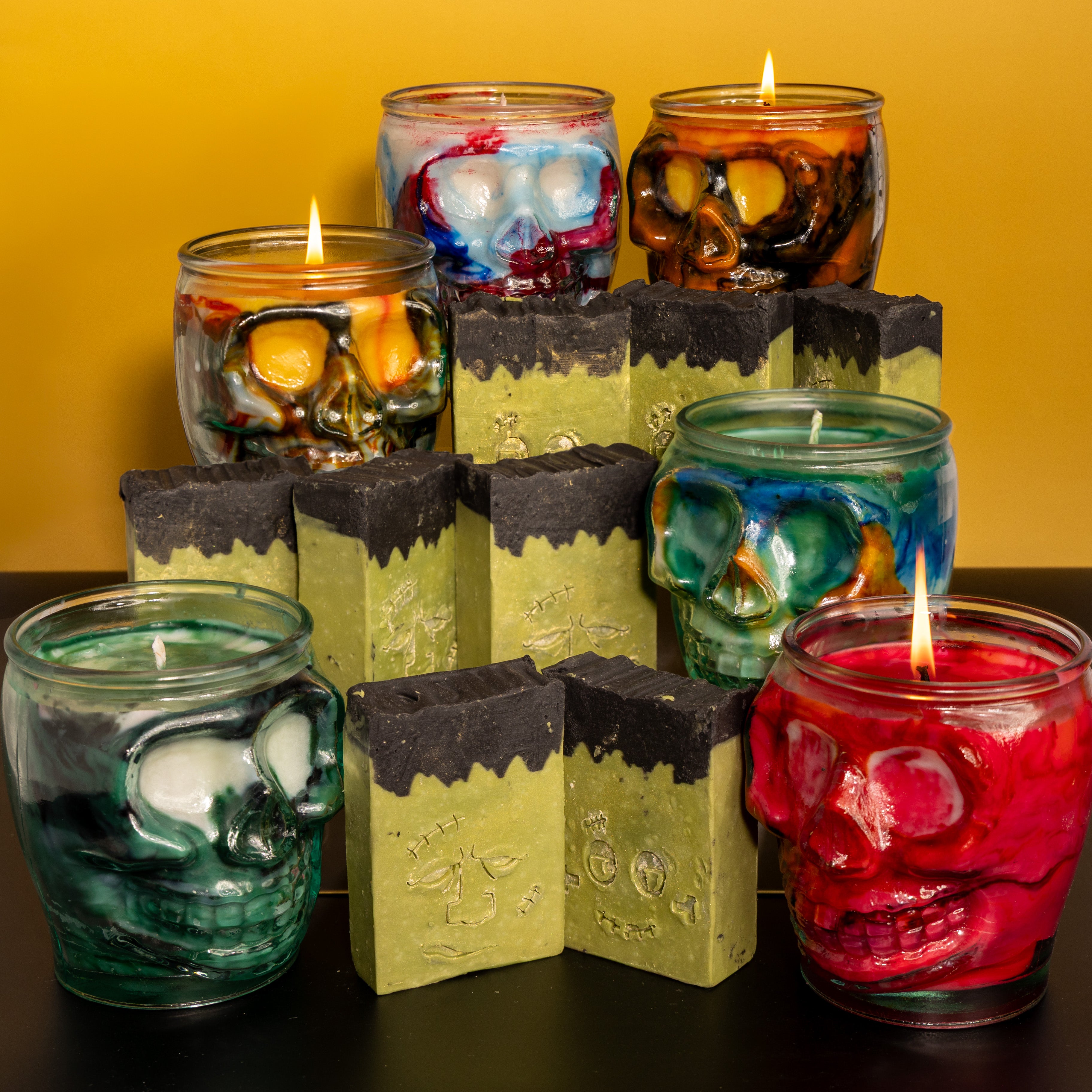 Spooky Creations Workshop: Frankenstein Soap & Sugar Skull Marble Candle  - 17 Oct 2025